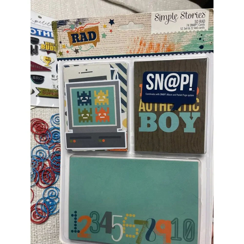 Scrapbooking Lot Boy‎ Theme Teen Sports Gamer Etc